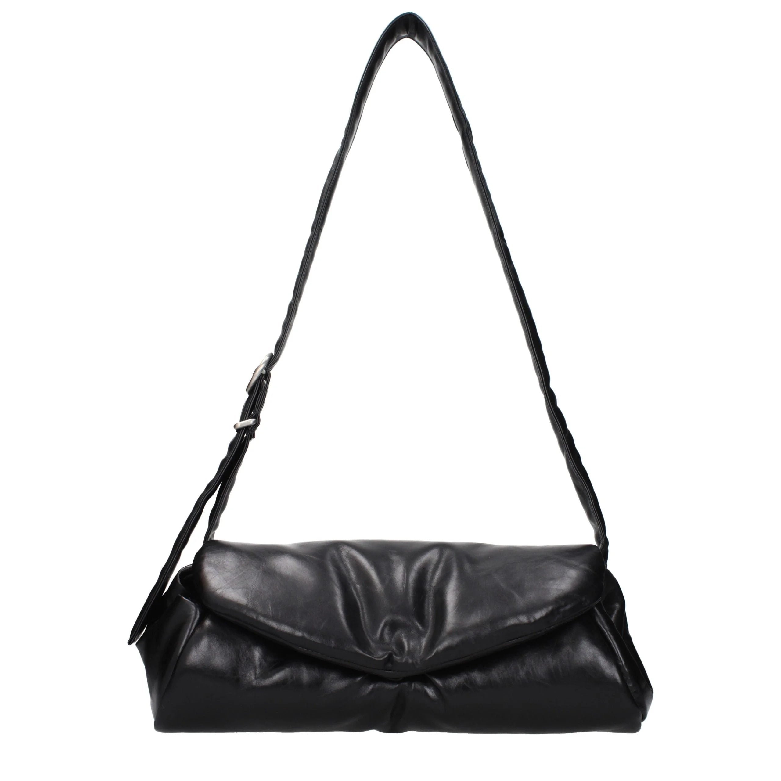 Jil Sander Black Leather Crossbody Bag