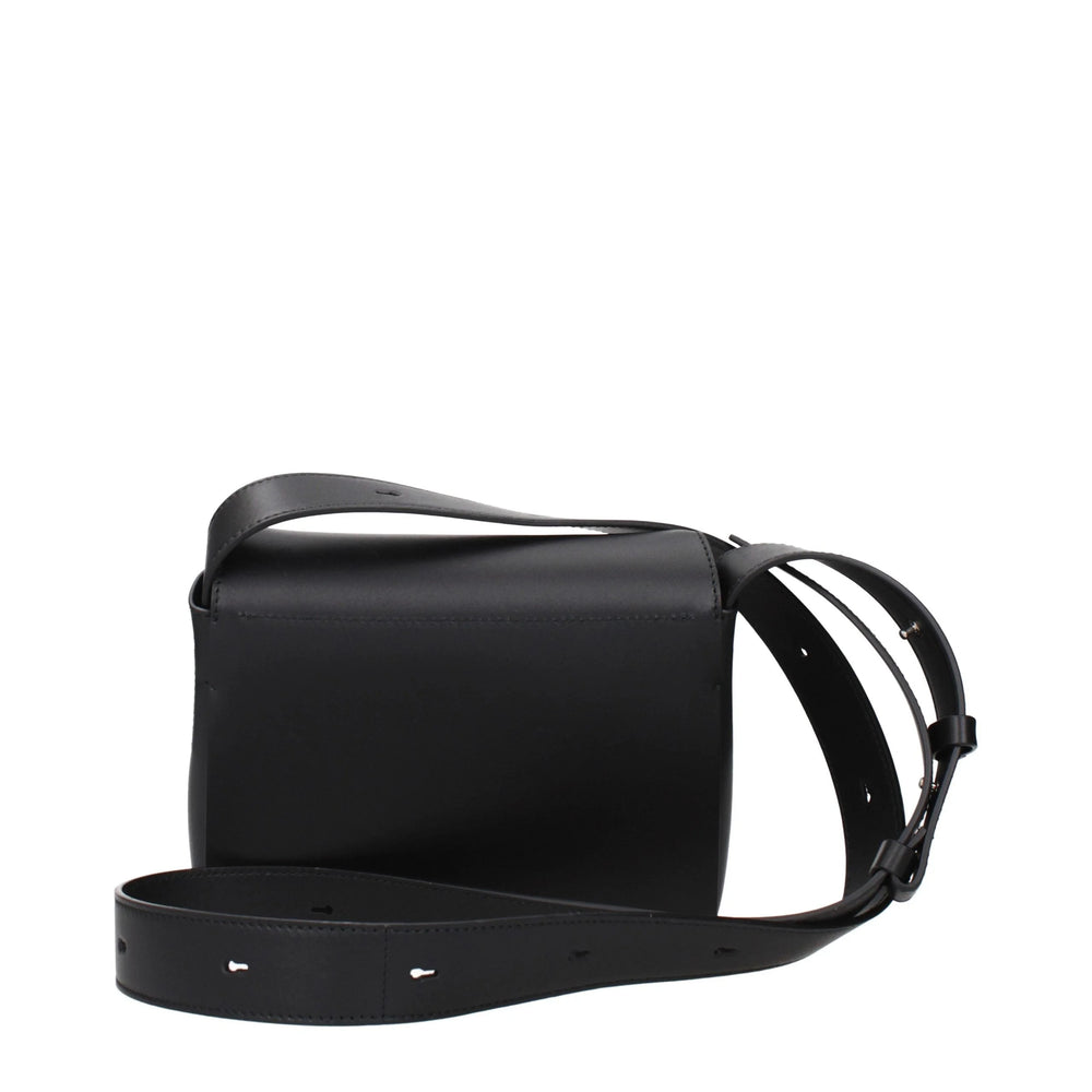 Jil Sander Black Leather Crossbody Bag