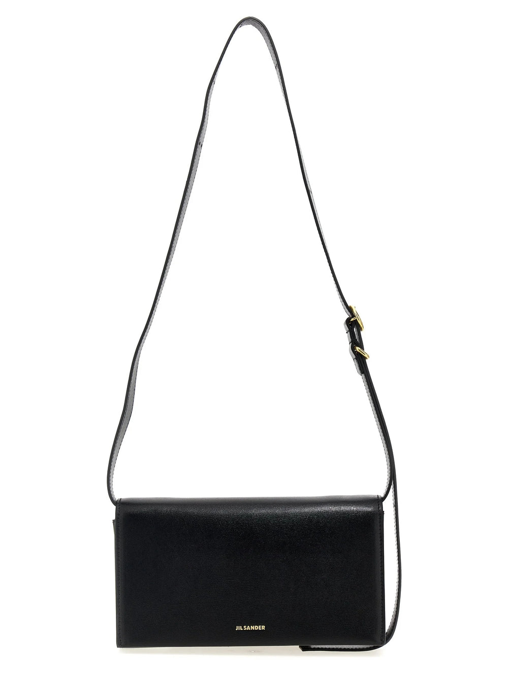 Jil Sander Black Leather Crossbody Bag