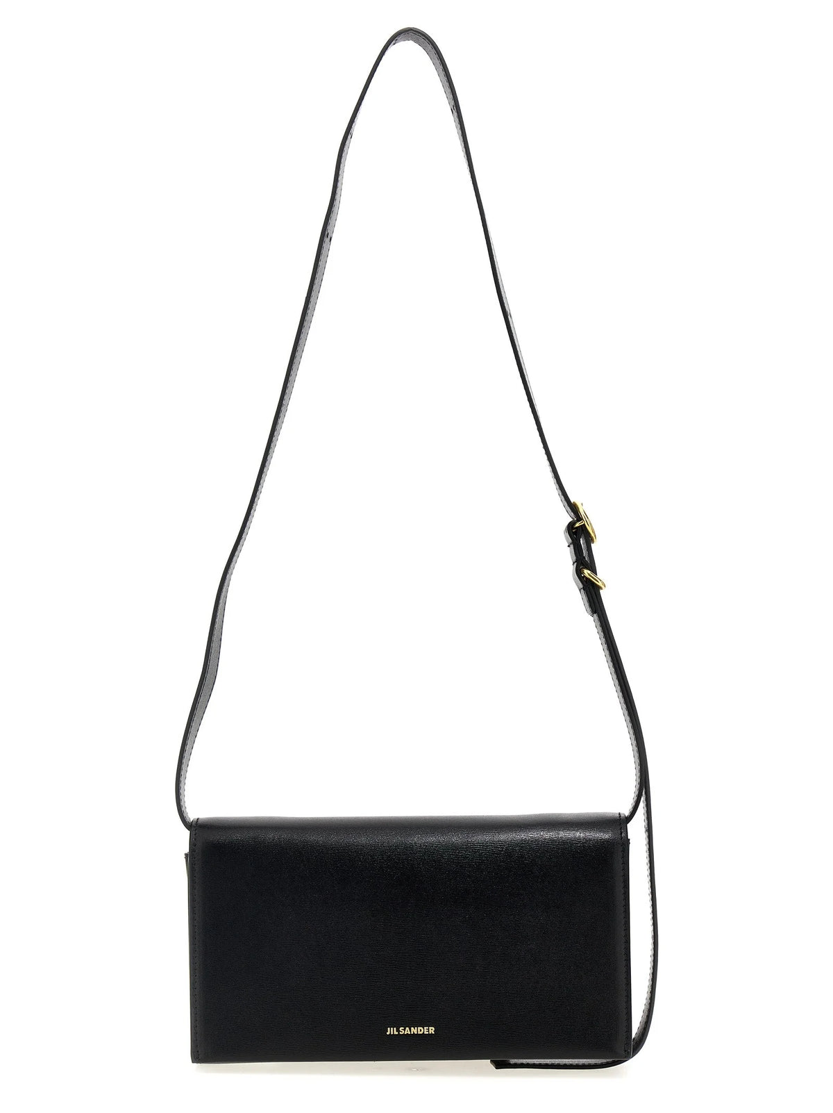 Jil Sander Black Leather Crossbody Bag
