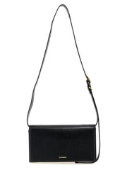 Jil Sander Black Leather Crossbody Bag