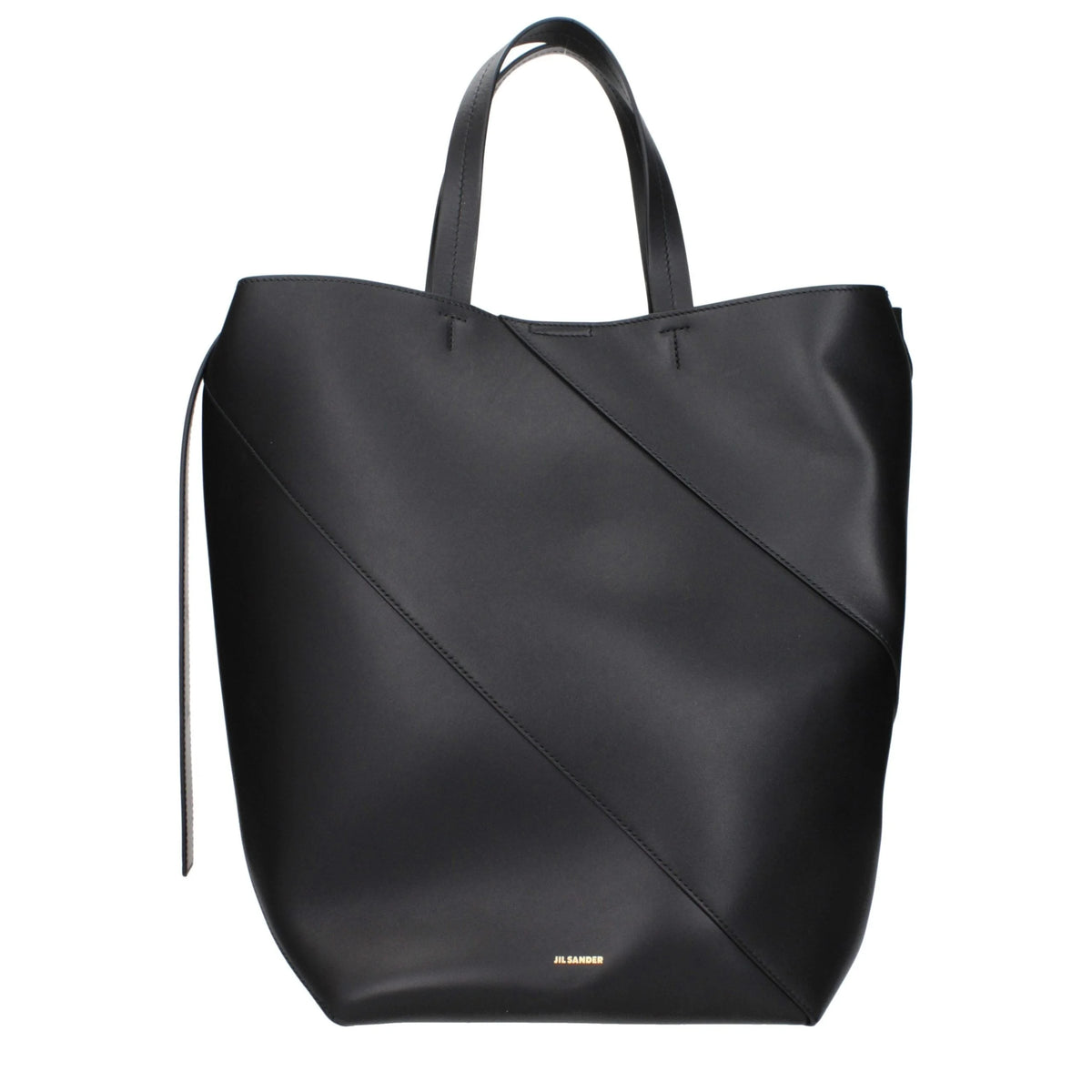 Jil Sander Black Leather Crossbody Bag