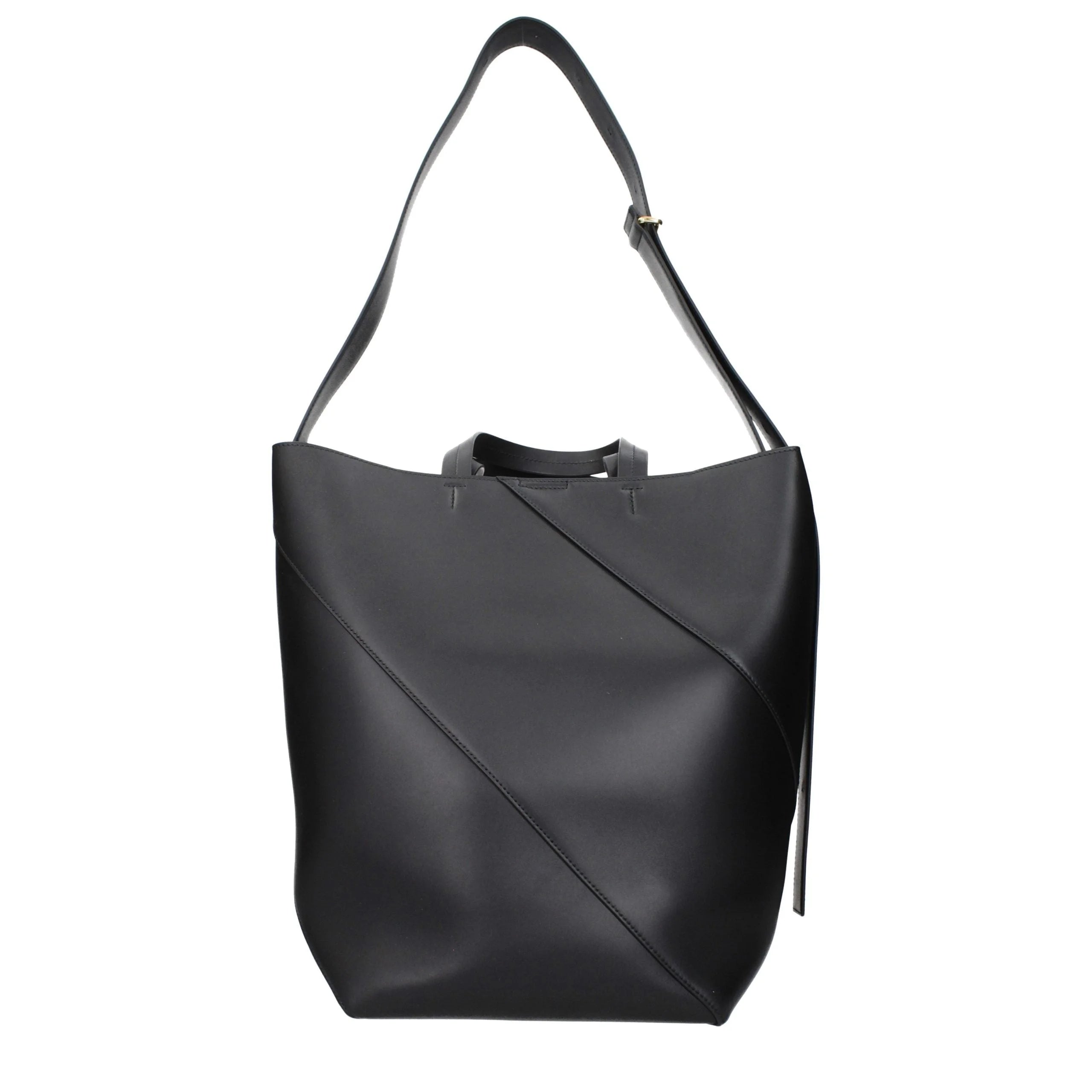 Jil Sander Black Leather Crossbody Bag
