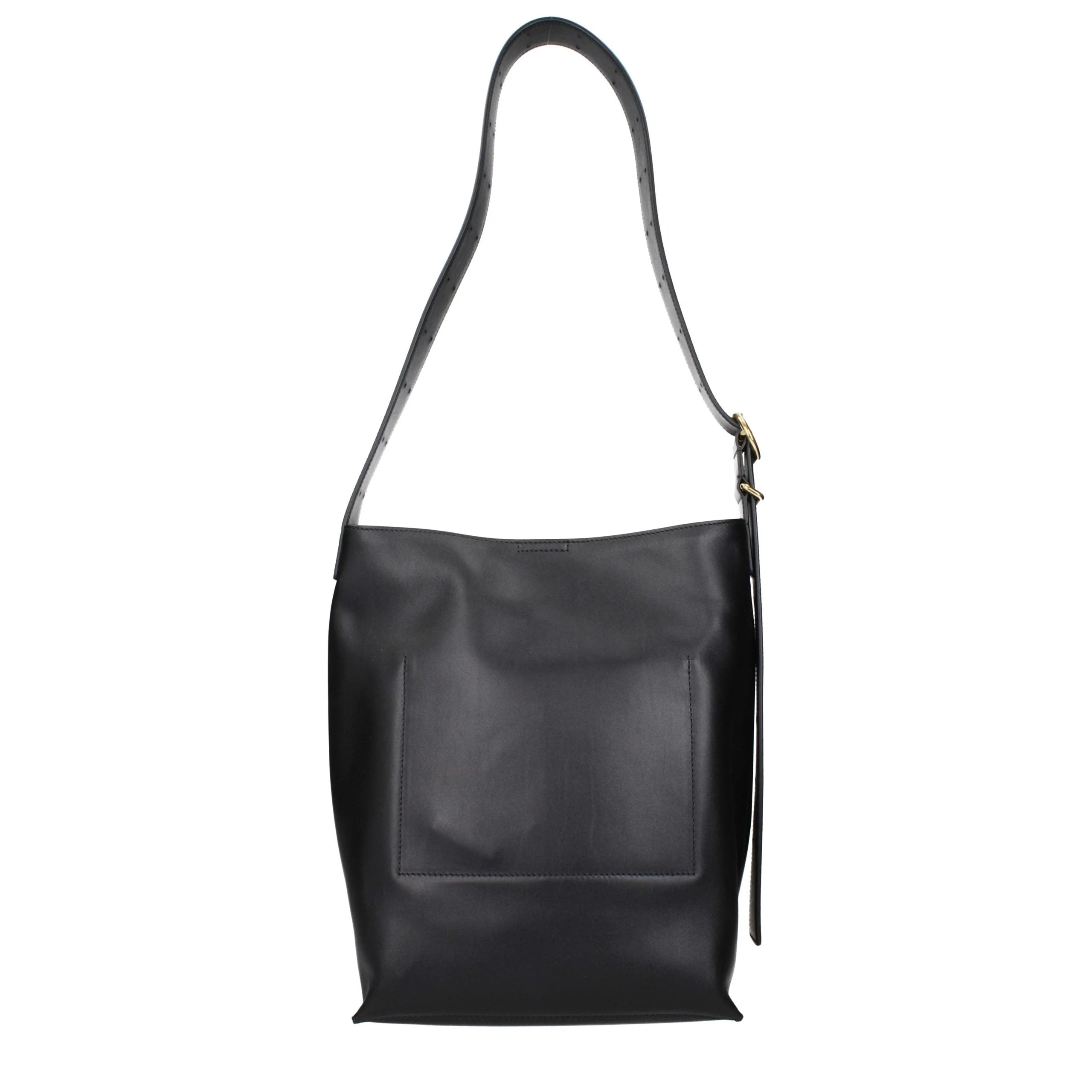 Jil Sander Black Leather Crossbody Bag