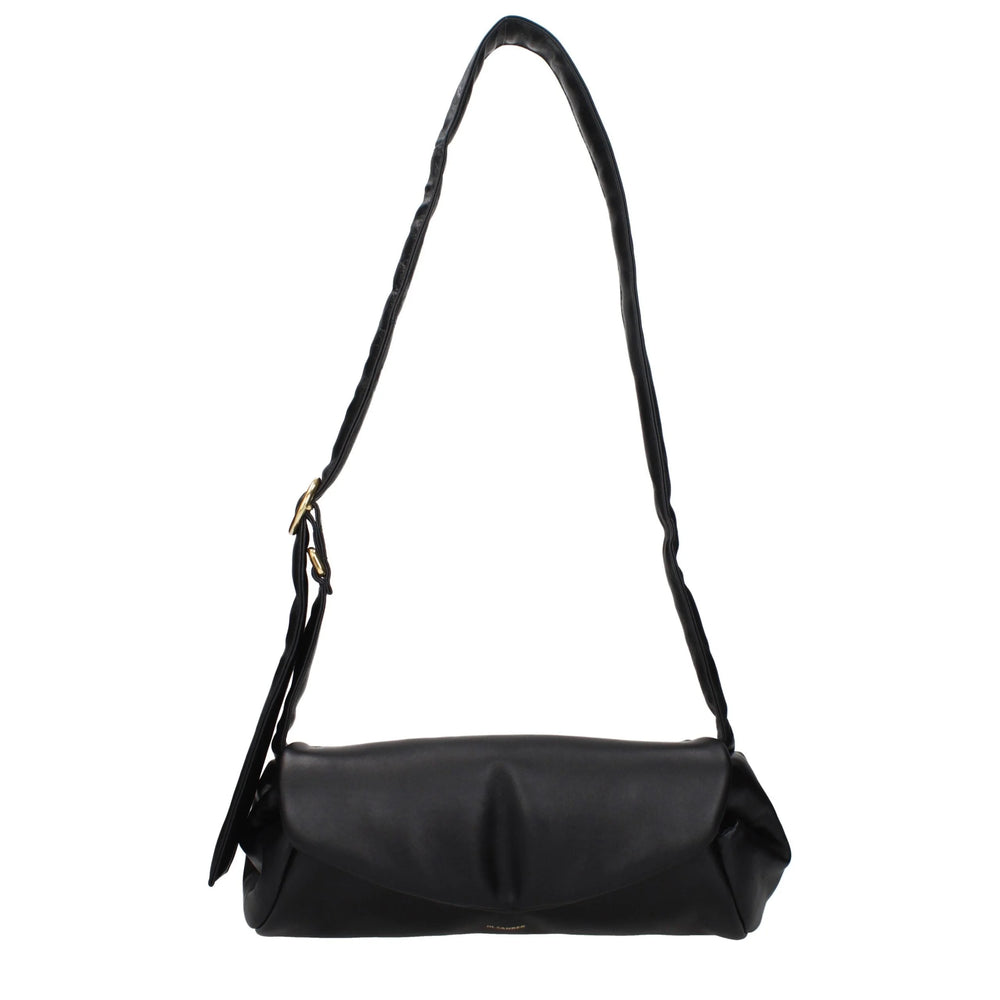 Jil Sander Black Leather Crossbody Bag