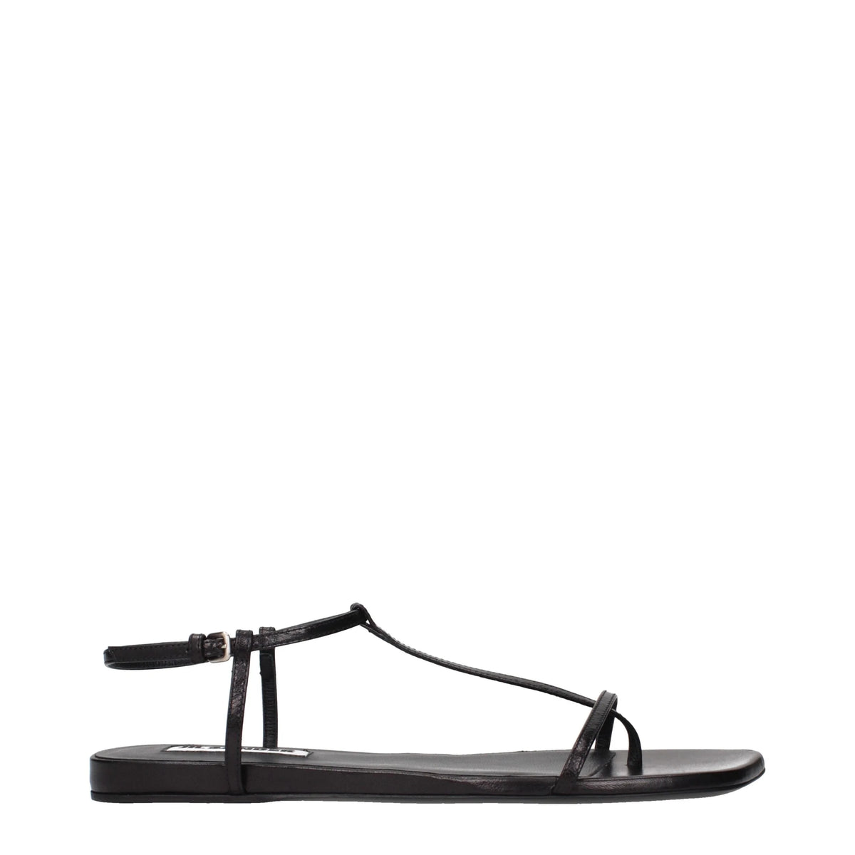Jil Sander Svarta LäderTofflor