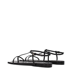 Jil Sander Svarta LäderTofflor