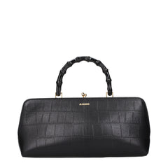 Torebka Jil Sander, czarna skóra