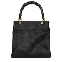 Jil Sander Black Leather Handbag
