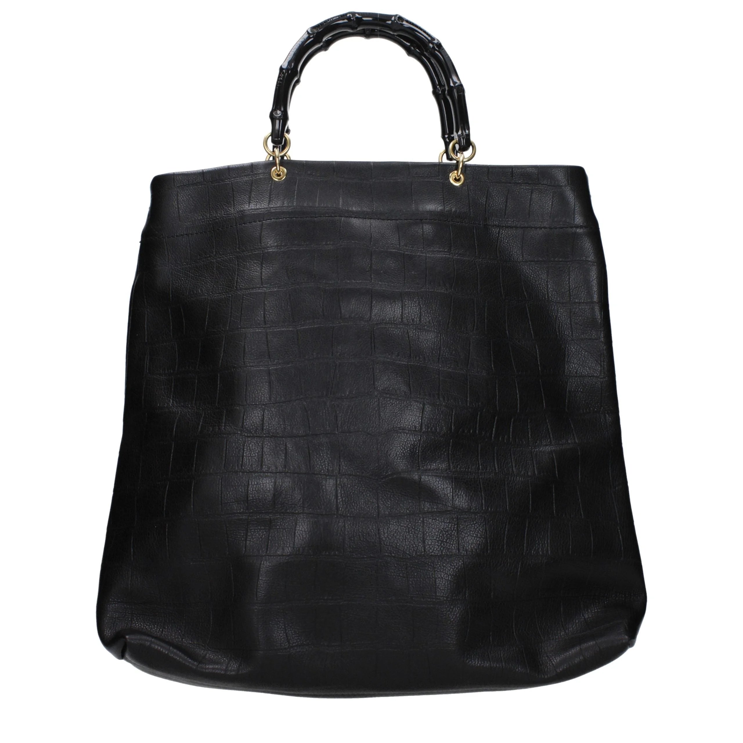 Jil Sander Black Leather Handbag