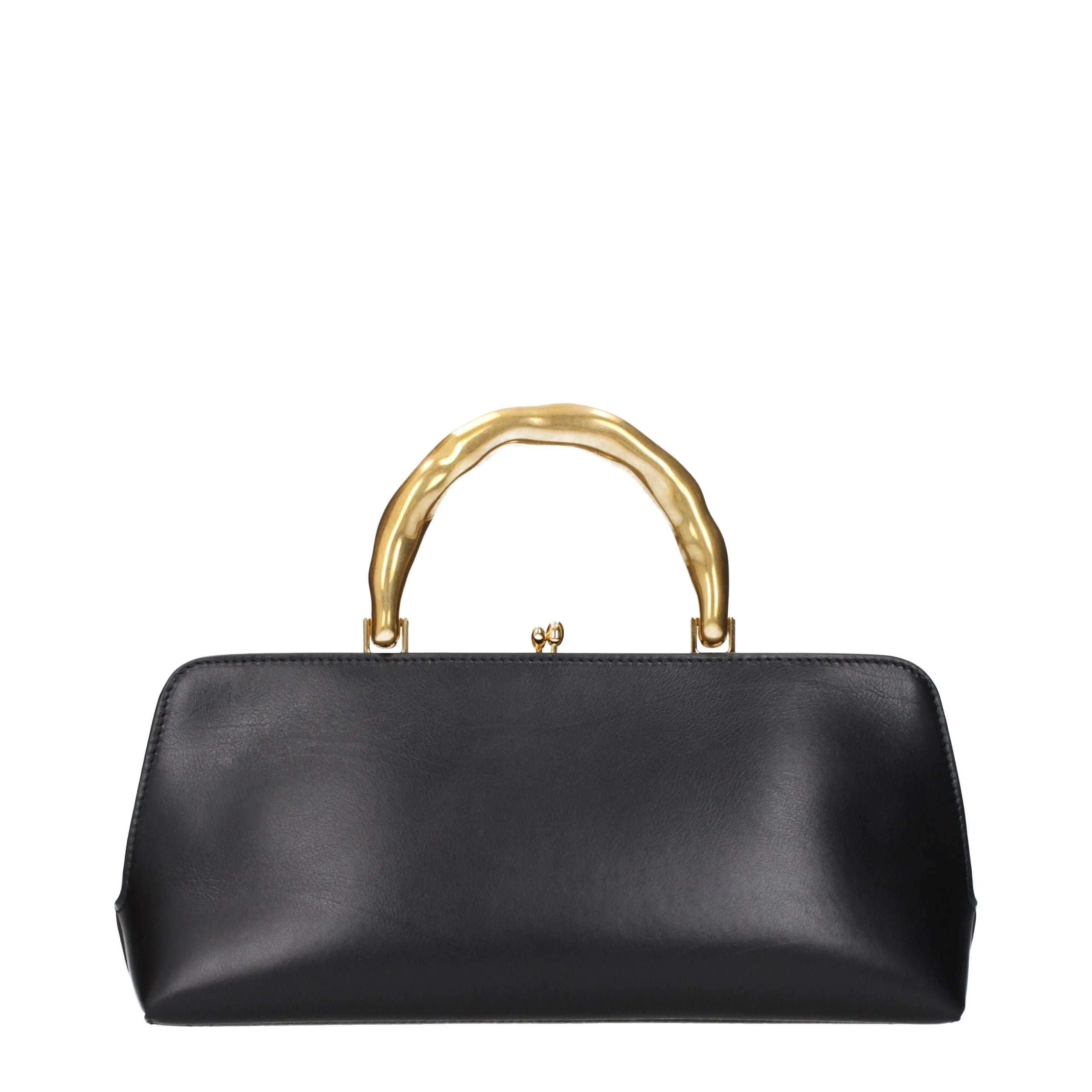 Jil Sander Black Leather Handbag