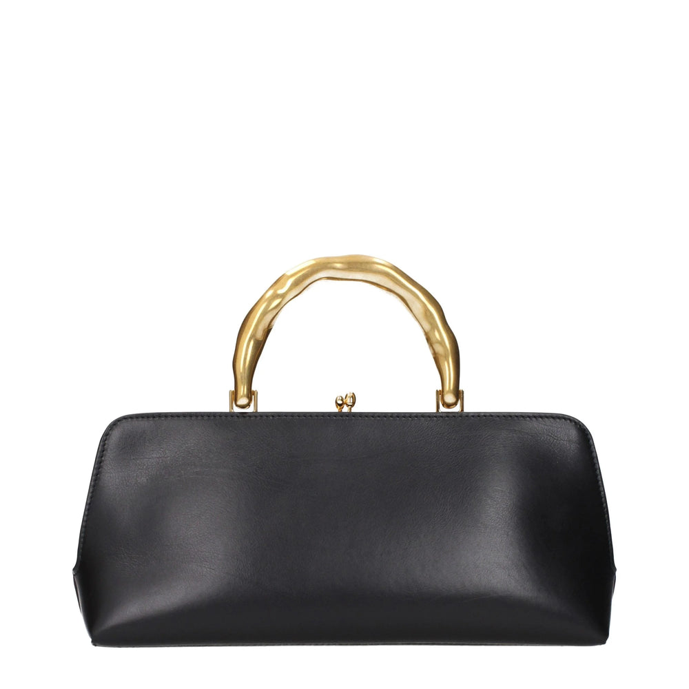Jil Sander Black Leather Handbag