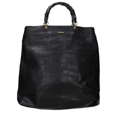 Jil Sander Black Leather Handbag