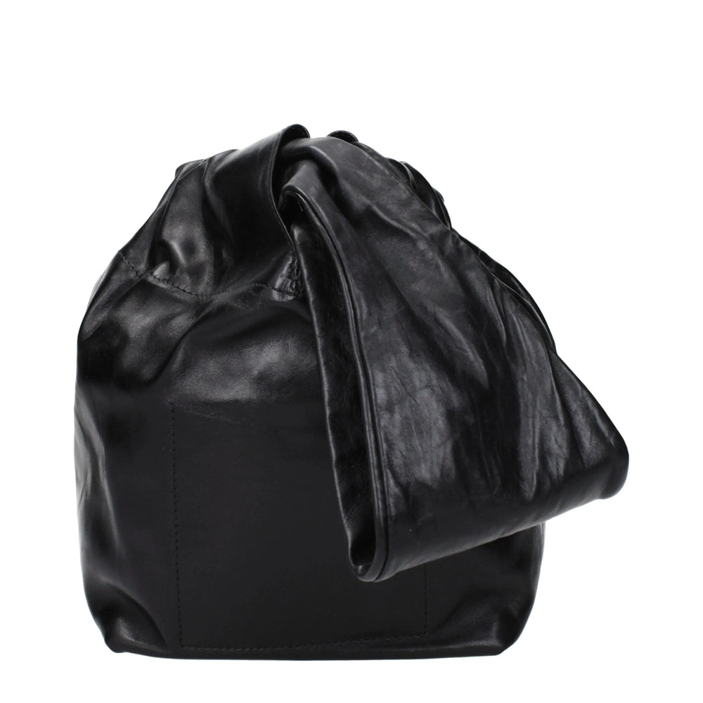 Jil Sander Black Leather Handbags
