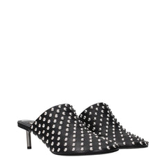 Jil Sander Black Leather Mules - EU38/US8