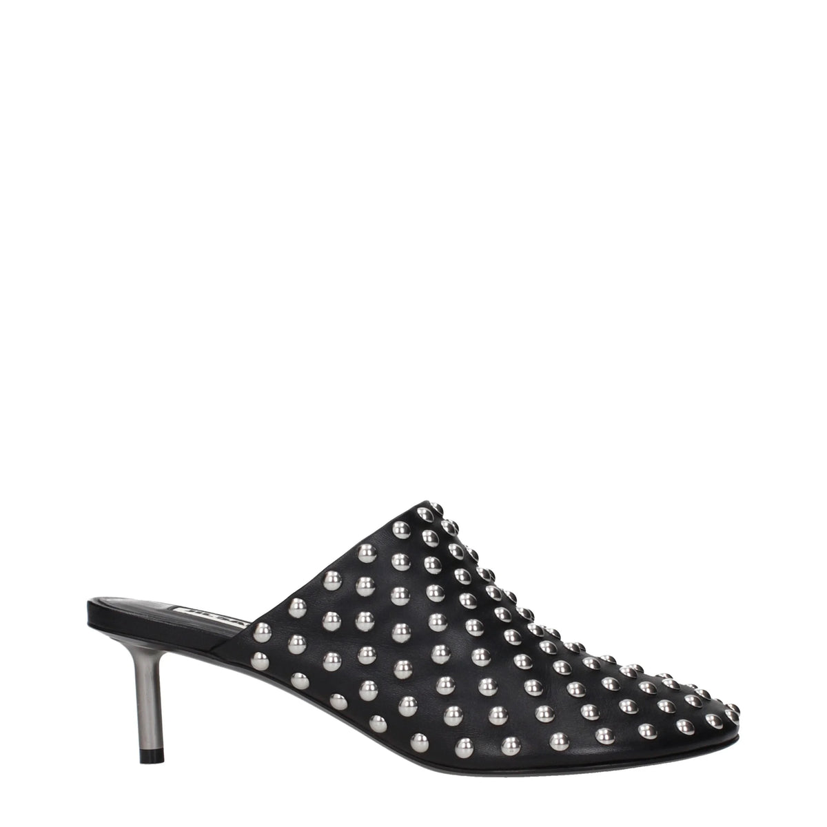 Jil Sander Black Leather Mules - EU38/US8