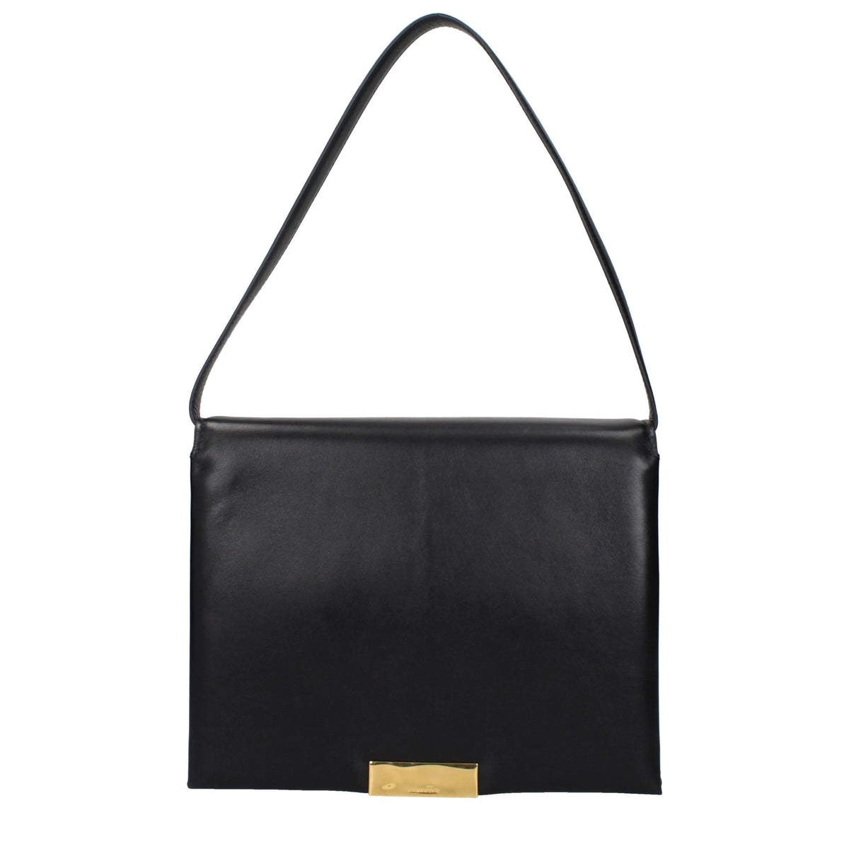 Jil Sander Black Leather Shoulder Bags