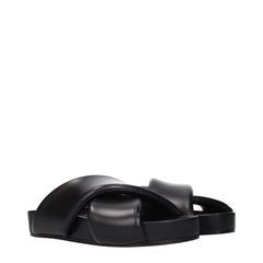 Zapatillas Jil Sander de piel negra