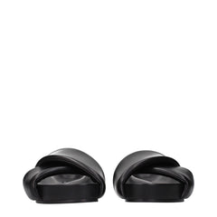 Zapatillas de piel negras Jil Sander