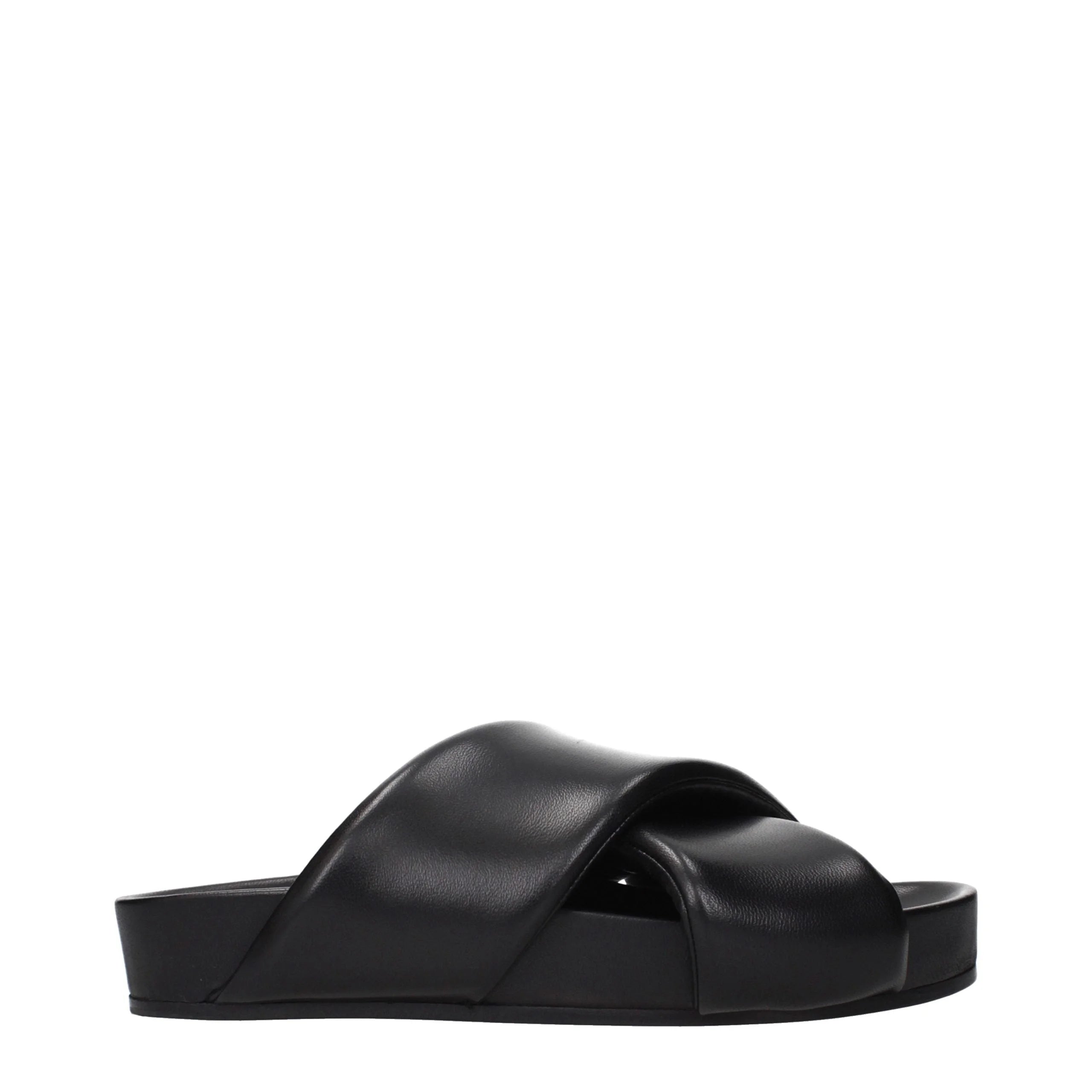 Zapatillas Jil Sander de piel negra
