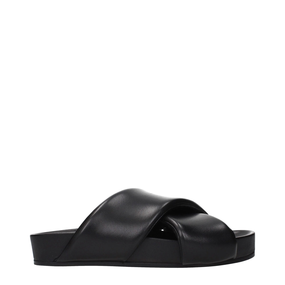 Zapatillas Jil Sander de piel negra
