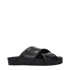 Zapatillas Jil Sander de piel negra