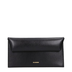 Jil Sander Black Leather Wallet
