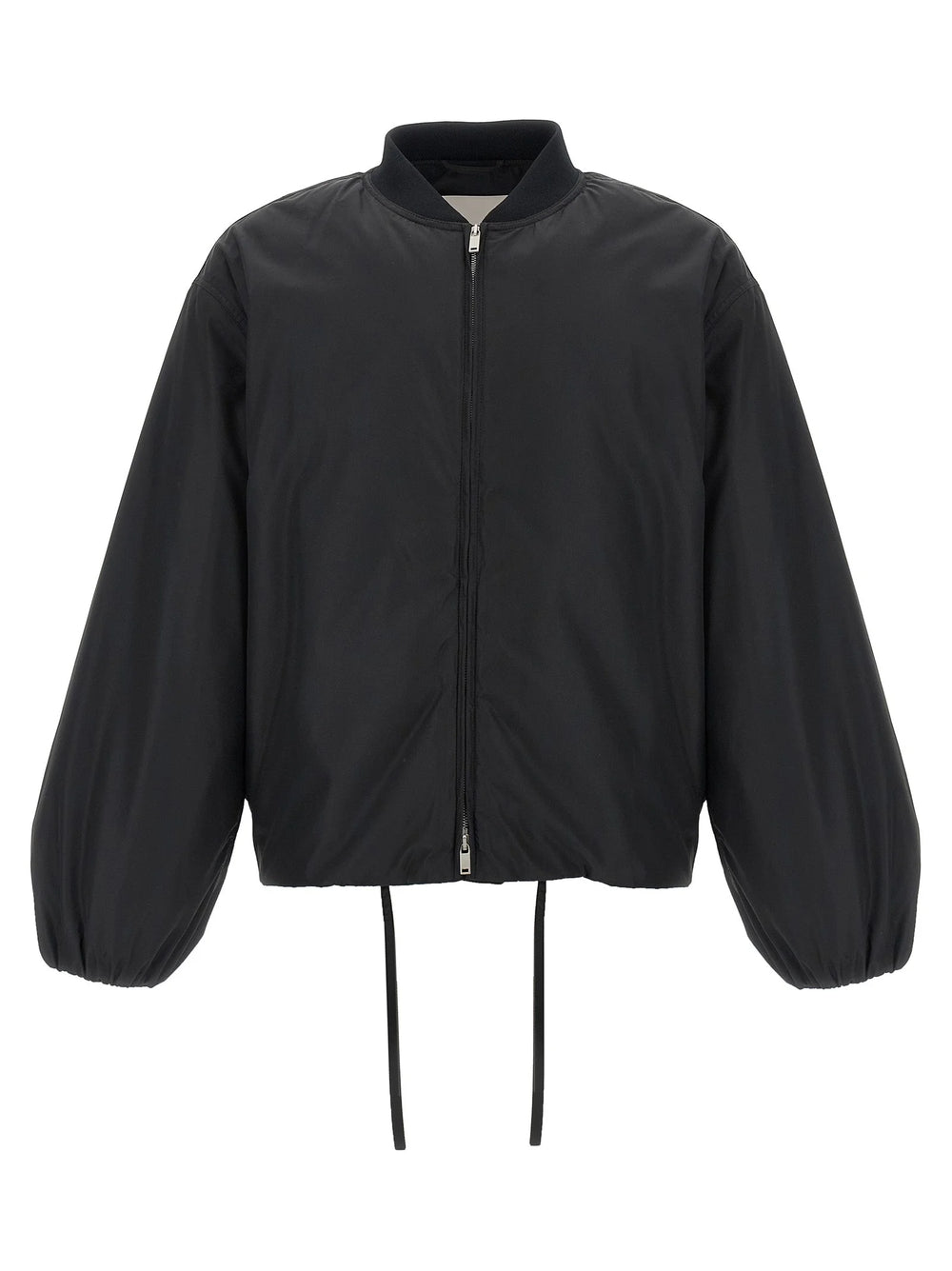 Jil Sander Black Polyester Bomber
