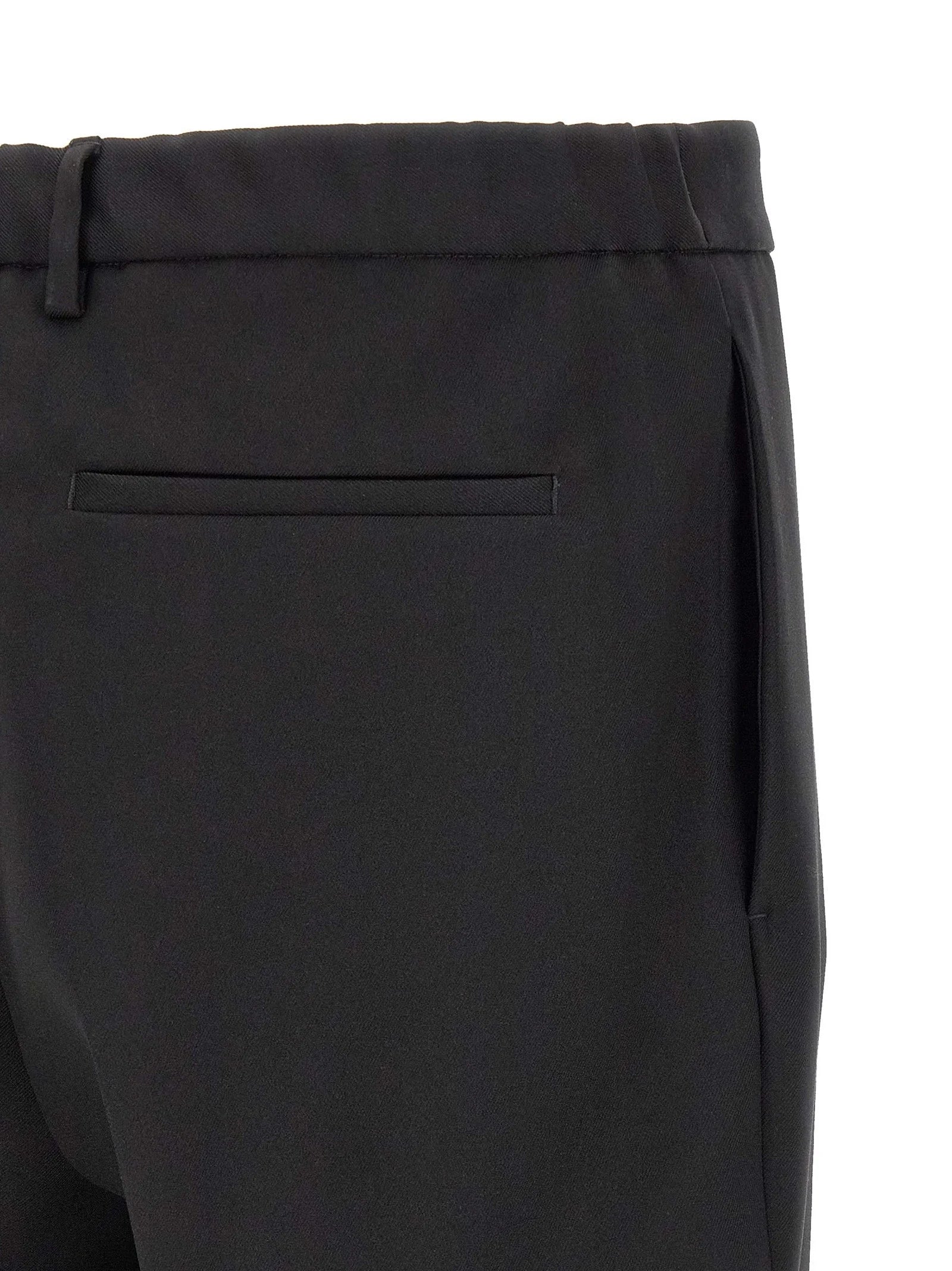 Jil Sander Black Polyester Dress Pants