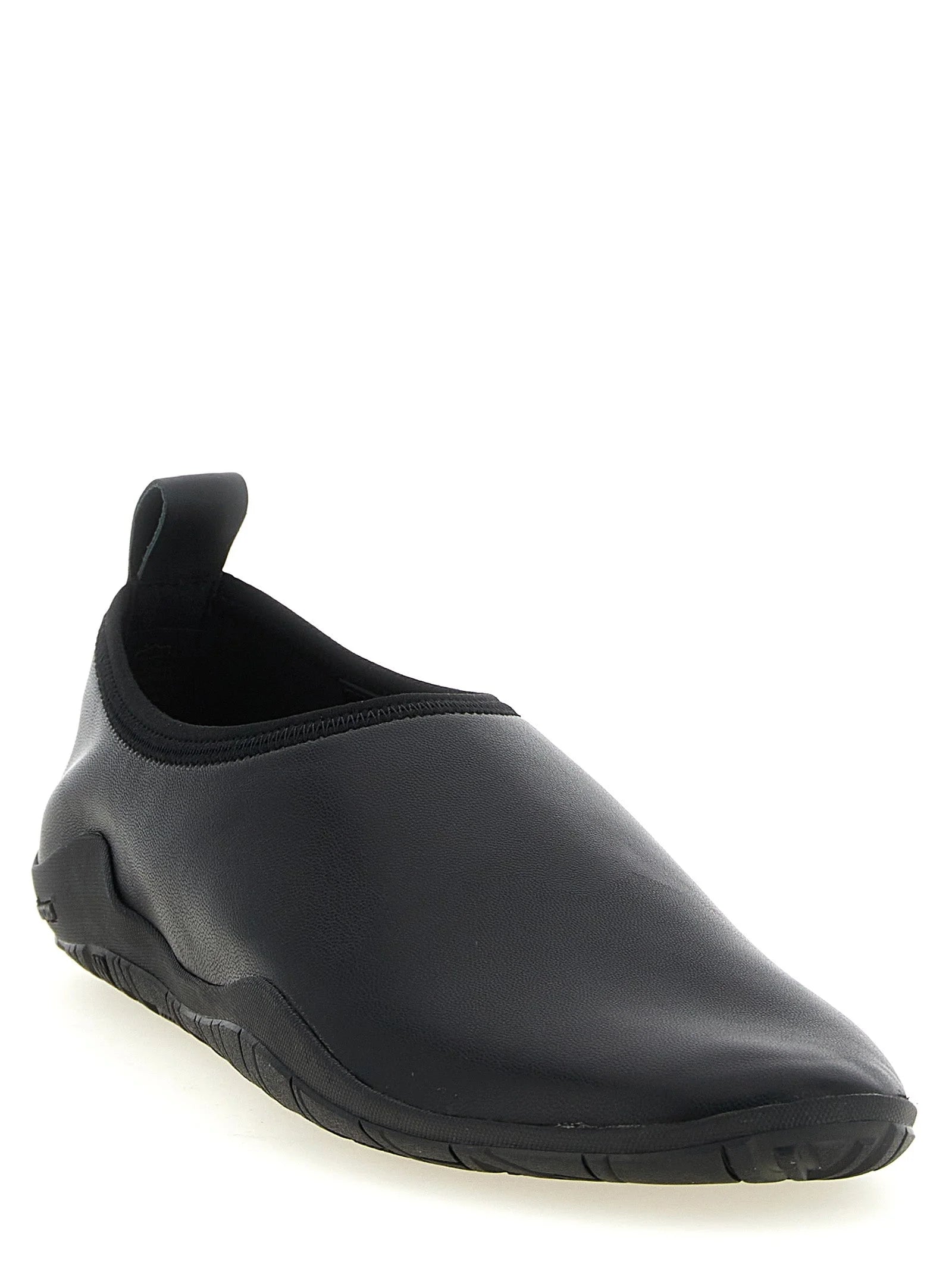 Jil Sander Black Polyethylene Flats