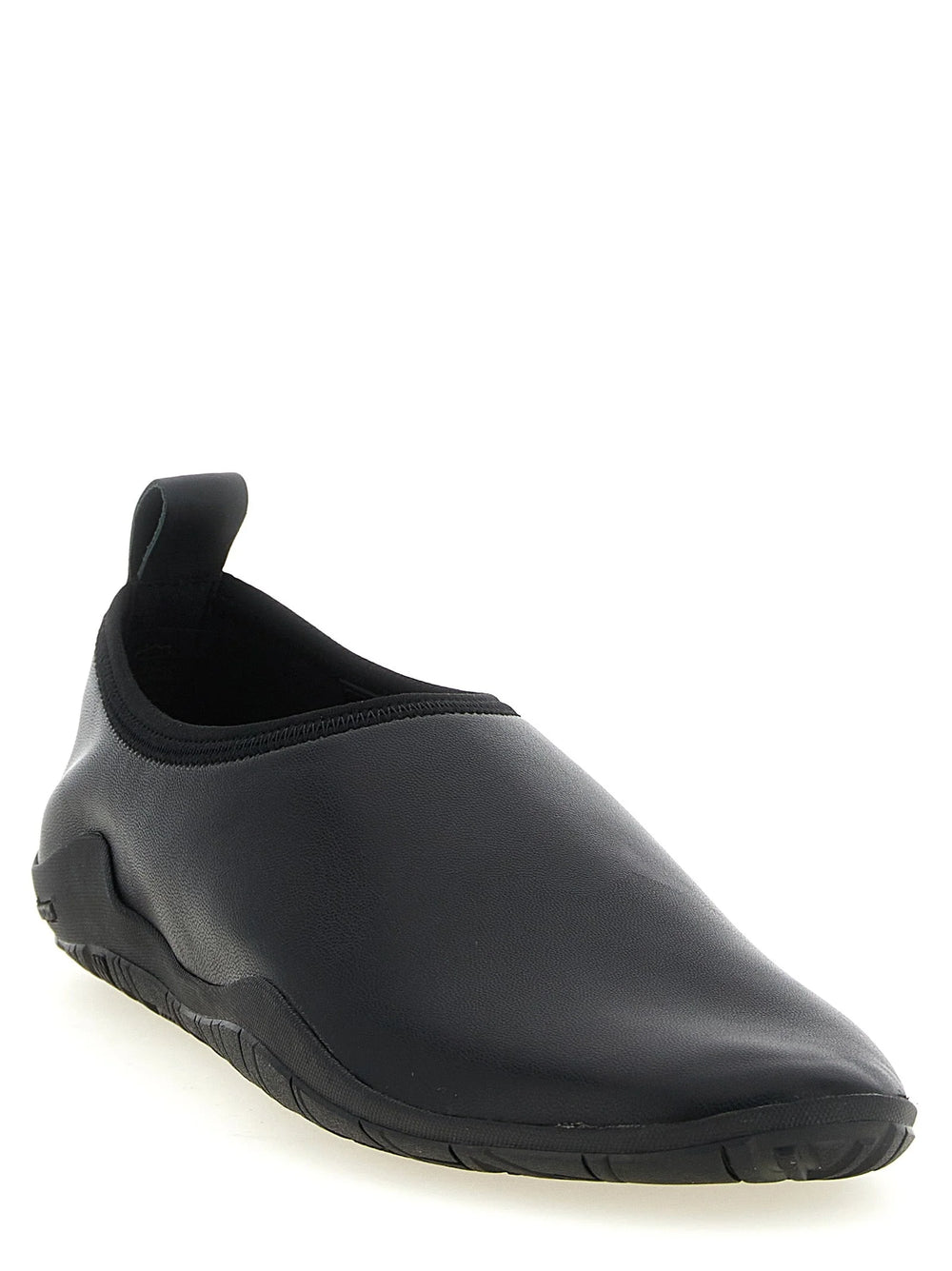Jil Sander Black Polyethylene Flats
