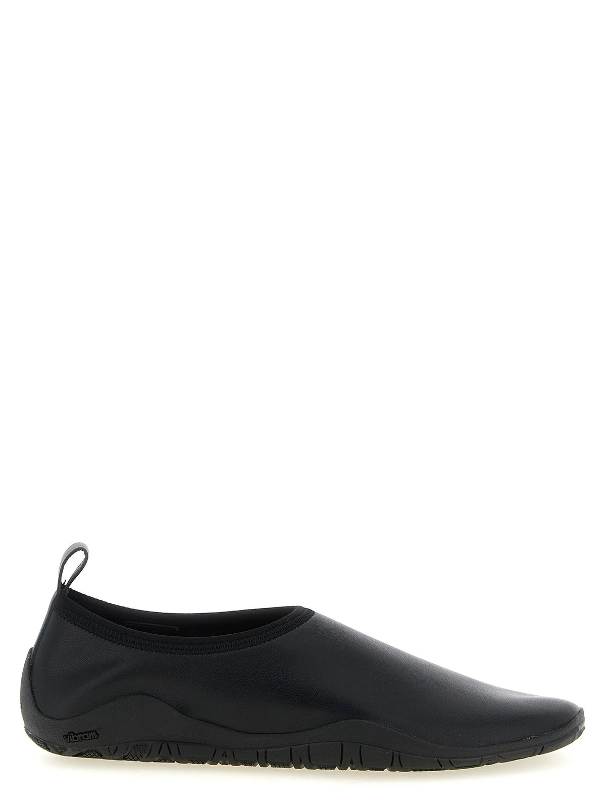 Jil Sander Black Polyethylene Flats