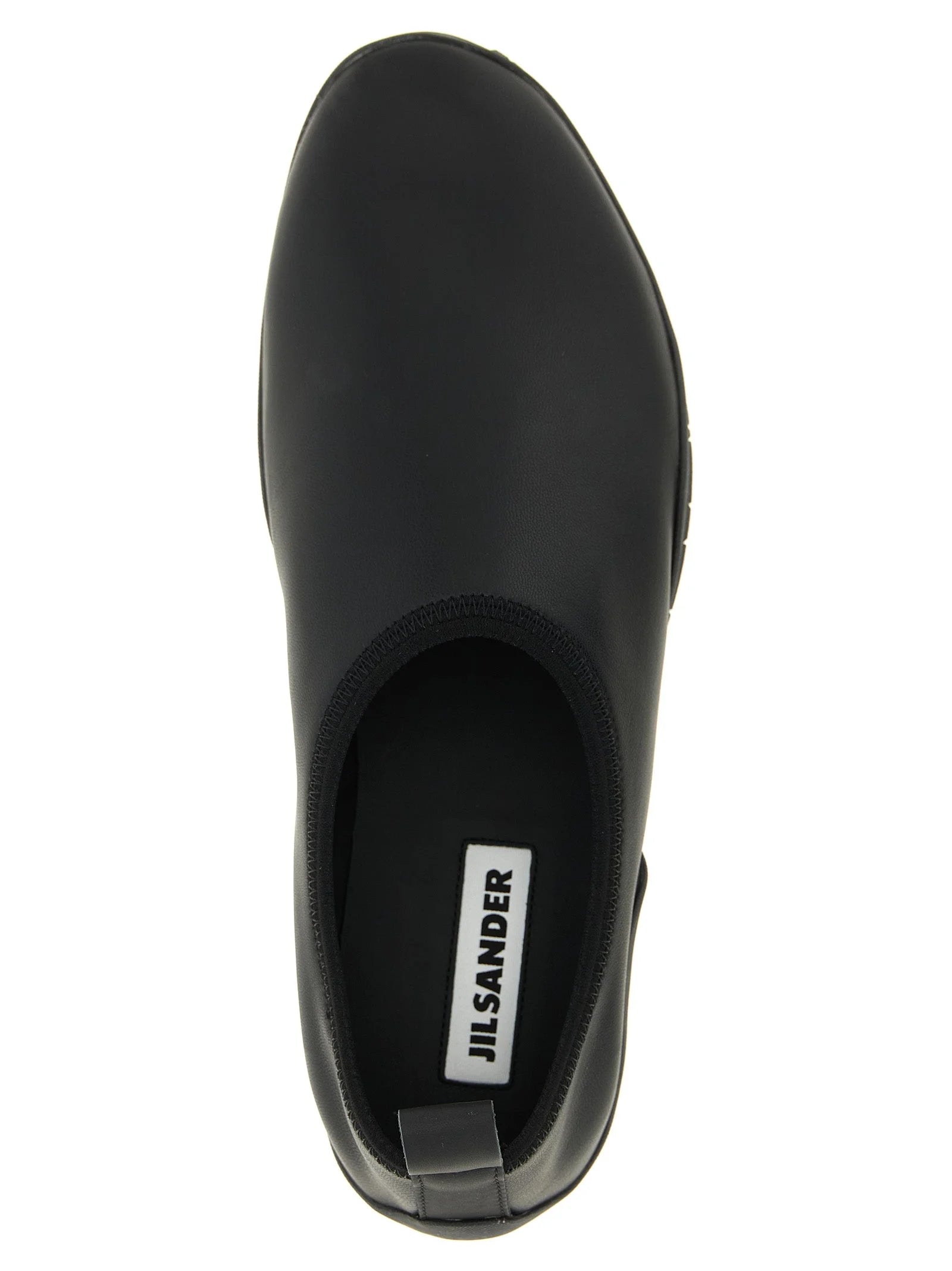 Jil Sander Black Polyethylene Flats