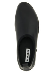 Jil Sander Black Polyethylene Flats