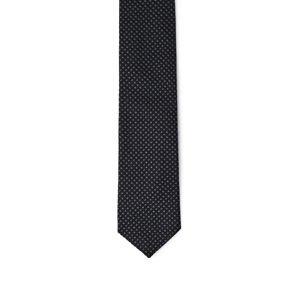 Jil Sander Black Silk Ty - Neckties