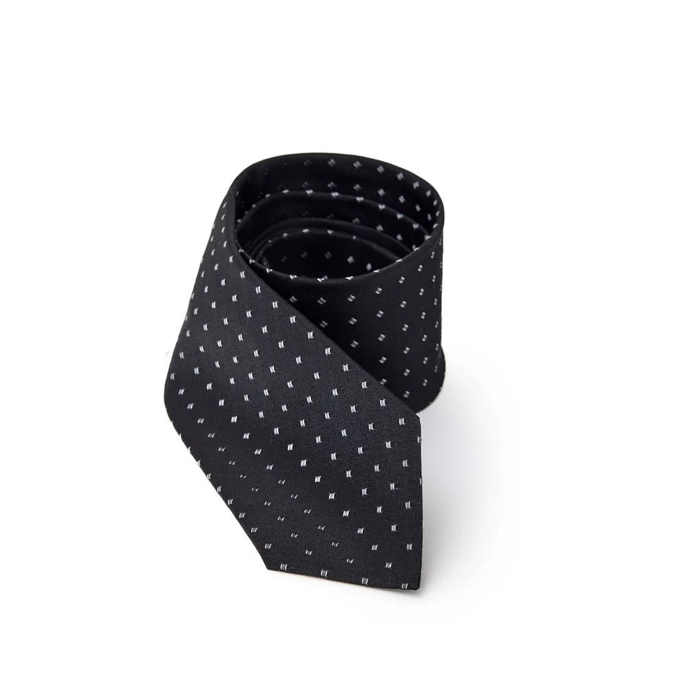 Jil Sander Black Silk Ty - Neckties
