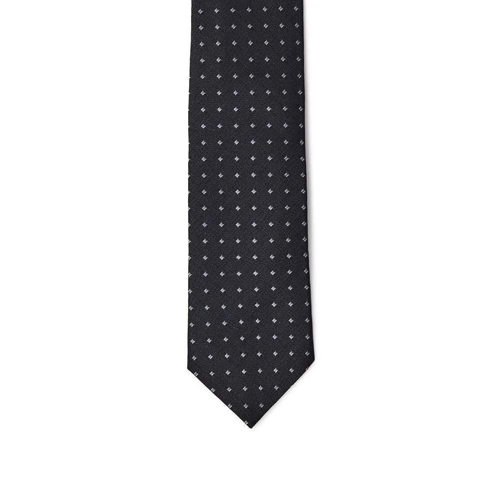 Jil Sander Black Silk Ty - Neckties