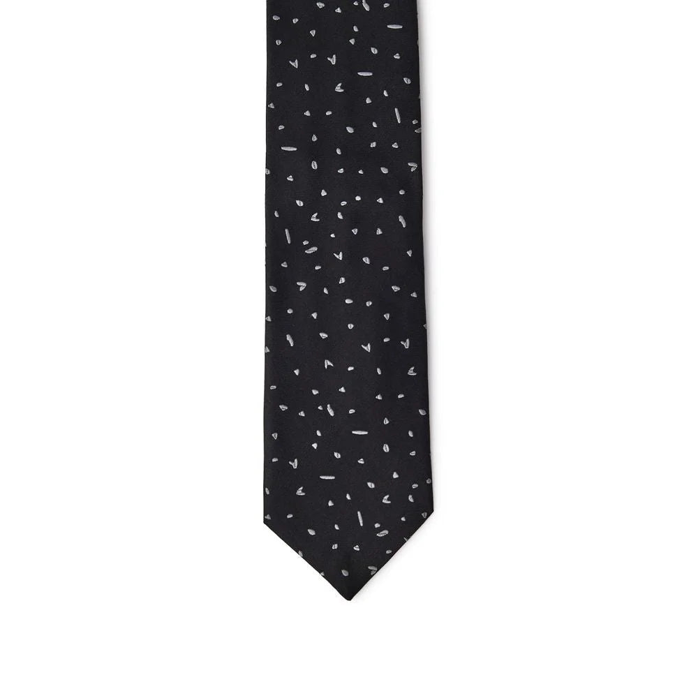Jil Sander Black Silk Ty - Neckties