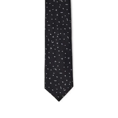 Jil Sander Black Silk Ty - Neckties