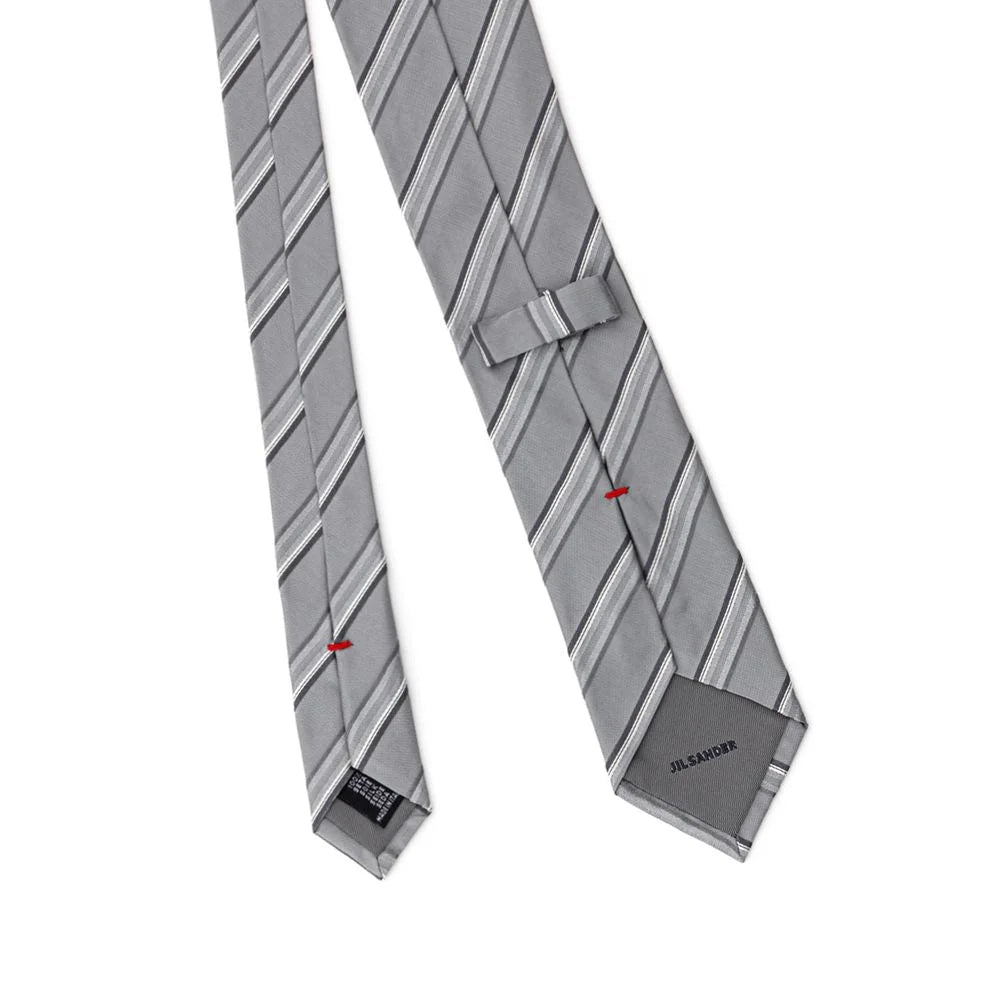 Jil Sander Black Silk Ty - Neckties