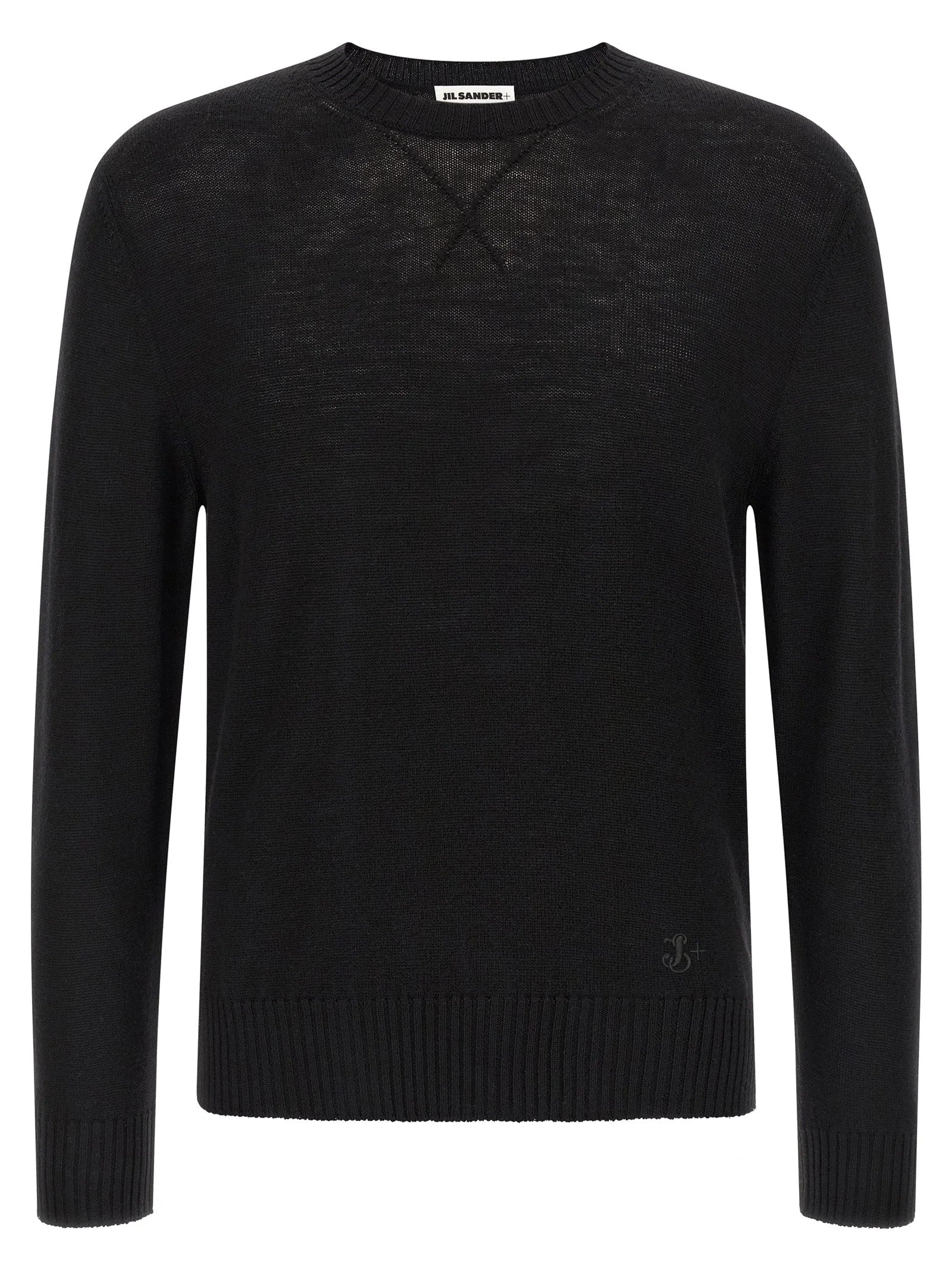 Jil Sander Black Virgin Wool Cardigan