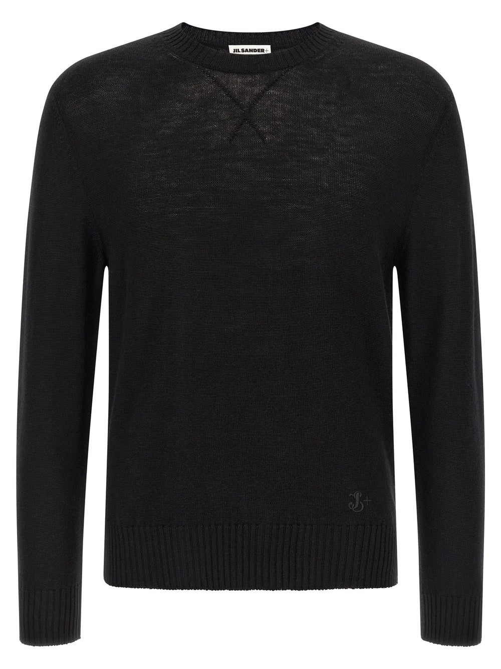 Jil Sander Black Virgin Wool Cardigan