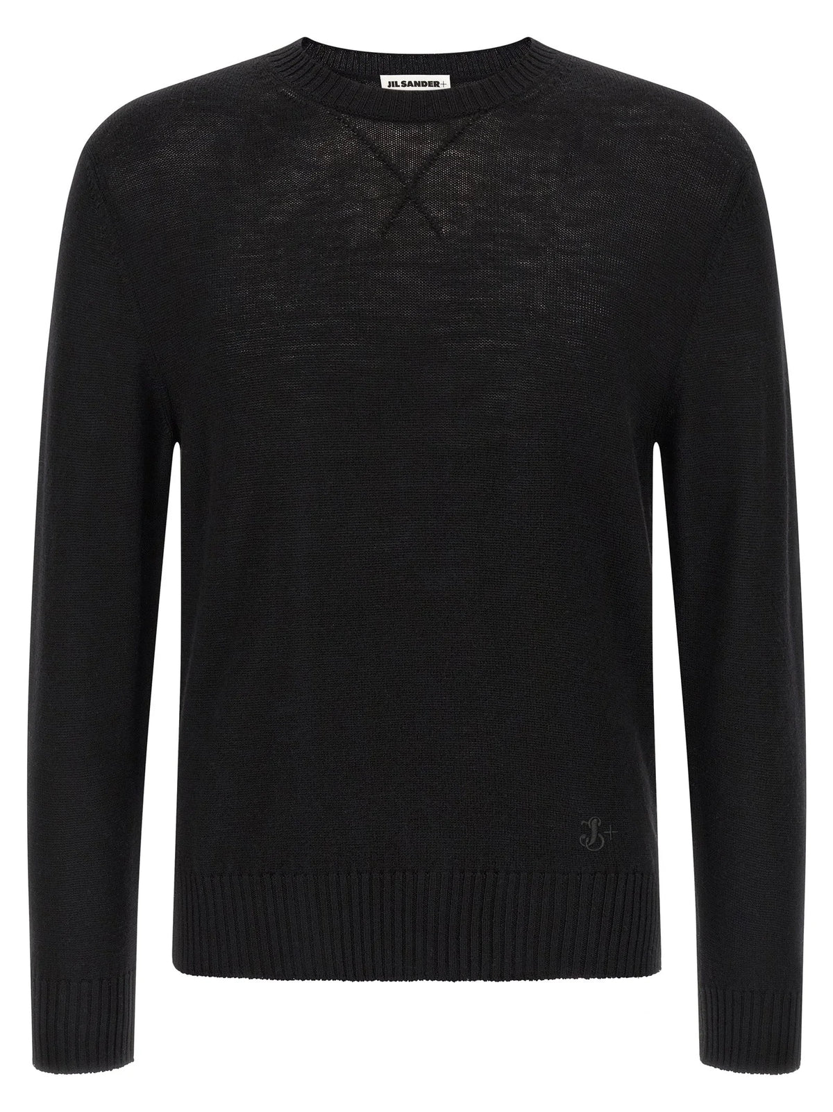 Jil Sander Black Virgin Wool Cardigan
