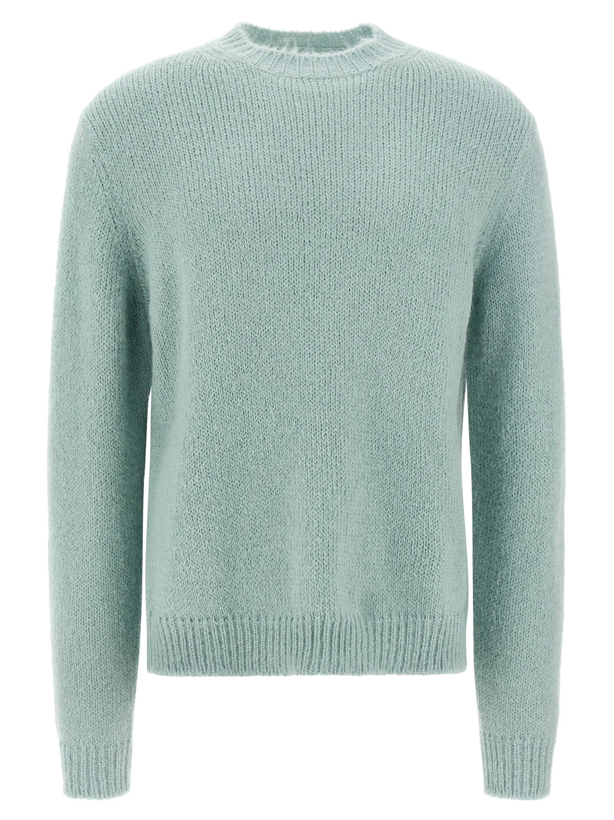 Jil Sander Blue Alpaca Leather Cardigan - 48 | M