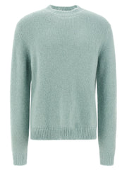 Jil Sander Blue Alpaca Leather Cardigan - 48 | M