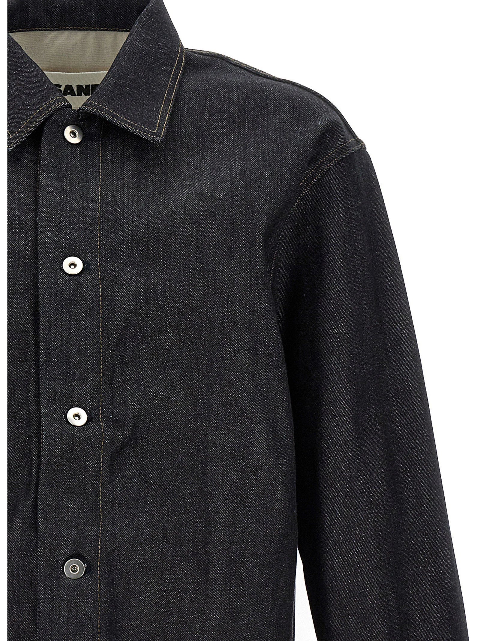 Jil Sander Blue Cotton Blouse - L