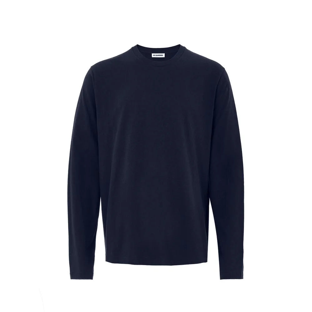 Jil Sander Modré bavlněné dlouhé - XXL