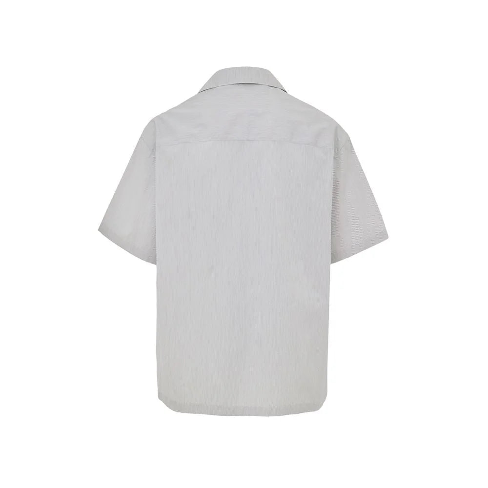 Jil Sander Blue Cotton Shortsleeve - IT41 | L - Shirts
