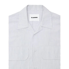 Jil Sander Blue Cotton Shortsleeve - IT41 | L - Shirts