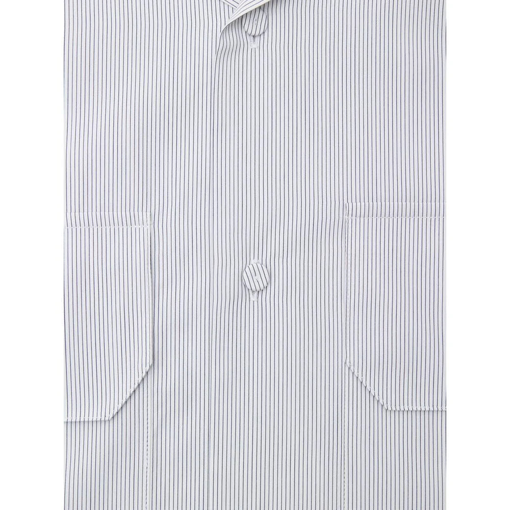 Jil Sander Blue Cotton Shortsleeve - IT41 | L - Shirts